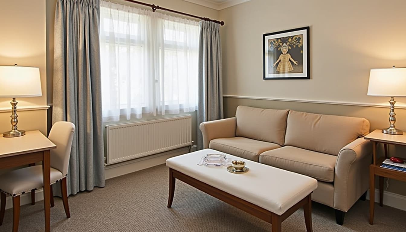 Lounge for Guests: Whether you're hosting a panel